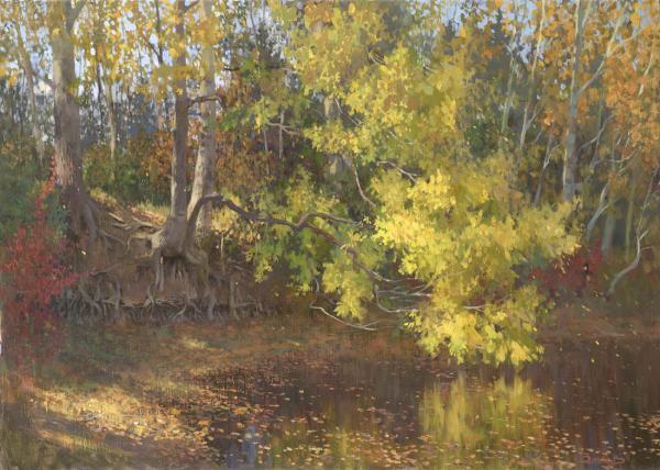 Yaroslav Zyablov. In autumn by the pond