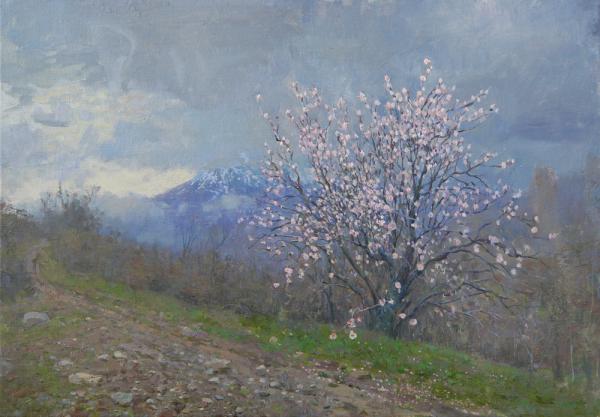 Yaroslav Zyablov. Almond blossoms.
