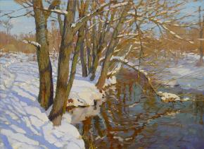 Yaroslav Zyablov. In winter on the Setun’